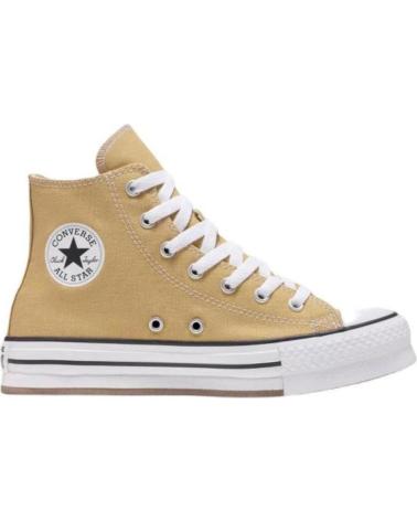 Deportivas de Mujer y Niña y Niño CONVERSE A05467C CHUCK TAYLOR ALL STAR EVA LIFT PLATFORM DUNESCAPE-WHITE-BLACK