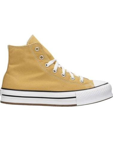 Deportivas de Mujer y Niña y Niño CONVERSE A05467C CHUCK TAYLOR ALL STAR EVA LIFT PLATFORM DUNESCAPE-WHITE-BLACK