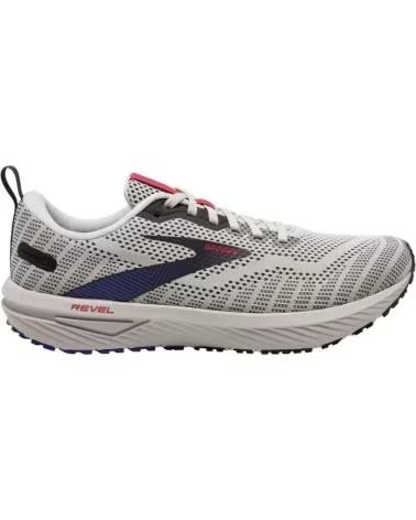 BROOKS ZAPATILLAS REVEL 6 PARA HOMBRE EN COLOR GRIS