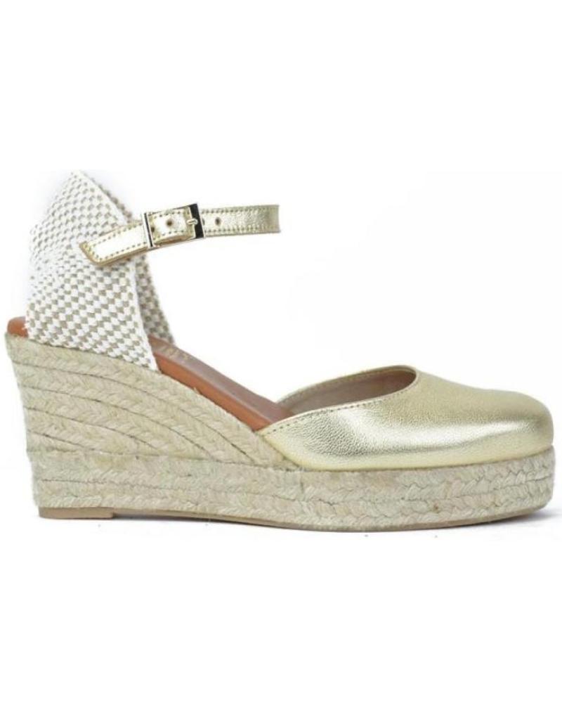 Woman Sandals EL CABALLO ALPARGATAS DE MUJER CB6005-9 P LAMINADO PLATINOP LAMINADO PLATINO