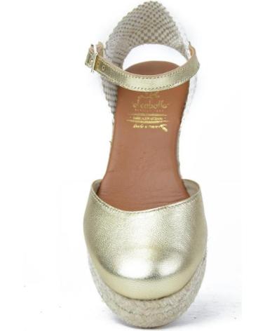 Woman Sandals EL CABALLO ALPARGATAS DE MUJER CB6005-9 P LAMINADO PLATINOP LAMINADO PLATINO