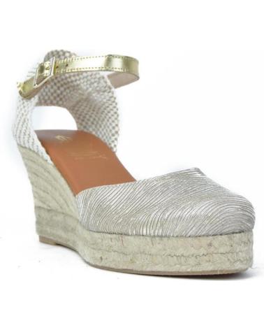Woman Sandals EL CABALLO ALPARGATAS DE MUJER CB6005-4 PARRA PLUS PLATINOPARRA PLUS PLATINO