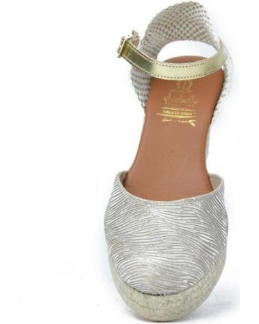 Woman Sandals EL CABALLO ALPARGATAS DE MUJER CB6005-4 PARRA PLUS PLATINOPARRA PLUS PLATINO