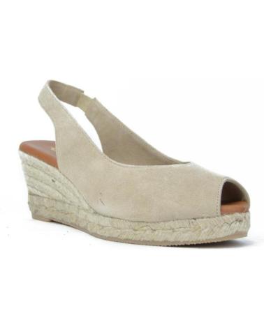 Sandalias de Mujer EL CABALLO ALPARGATAS DE MUJER CB5018-8 ANTE TAUPEANTE TAUPE
