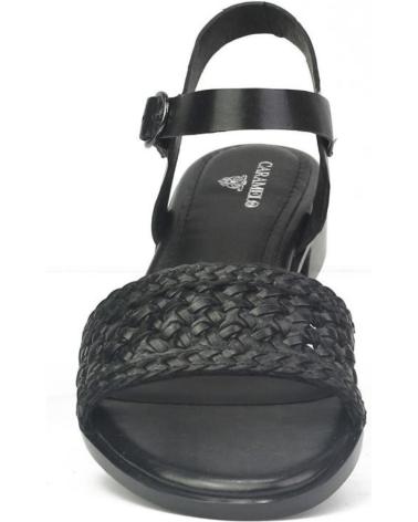 Sandalias de Mujer CARAMELO SANDALIAS DE MUJER CAR4295-11 PIEL NEGROPIEL NEGRO