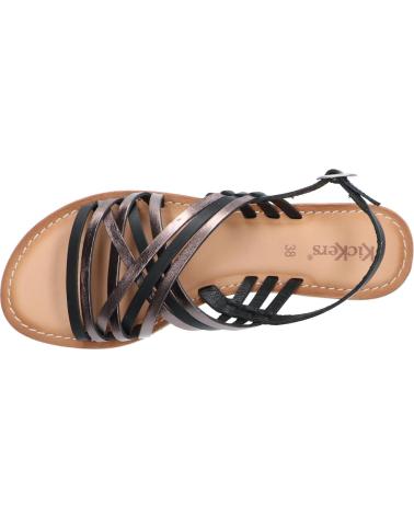 Sandali per Donna KICKERS 858180-50 ETRUSK 81 NOIR ARGENT