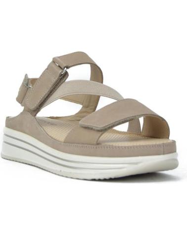 Sandales pour Femme JAVIER LARRAINZA SANDALIAS DE MUJER JL533-9 NOBUCK BEIGENOBUCK BEIGE