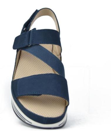 Sandales pour Femme JAVIER LARRAINZA SANDALIAS DE MUJER JL533-4 NOBUCK MARINONOBUCK MARINO