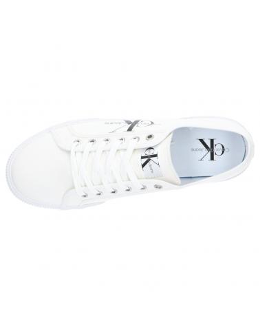 Deportivas de Hombre CALVIN KLEIN YM0YM00306YAF ESSENTIAL VULCANIZED YAF BRIGHT WHITE