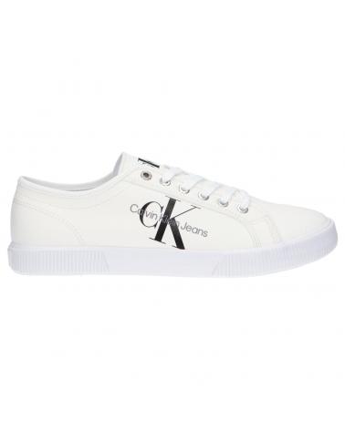 Deportivas de Hombre CALVIN KLEIN YM0YM00306YAF ESSENTIAL VULCANIZED YAF BRIGHT WHITE
