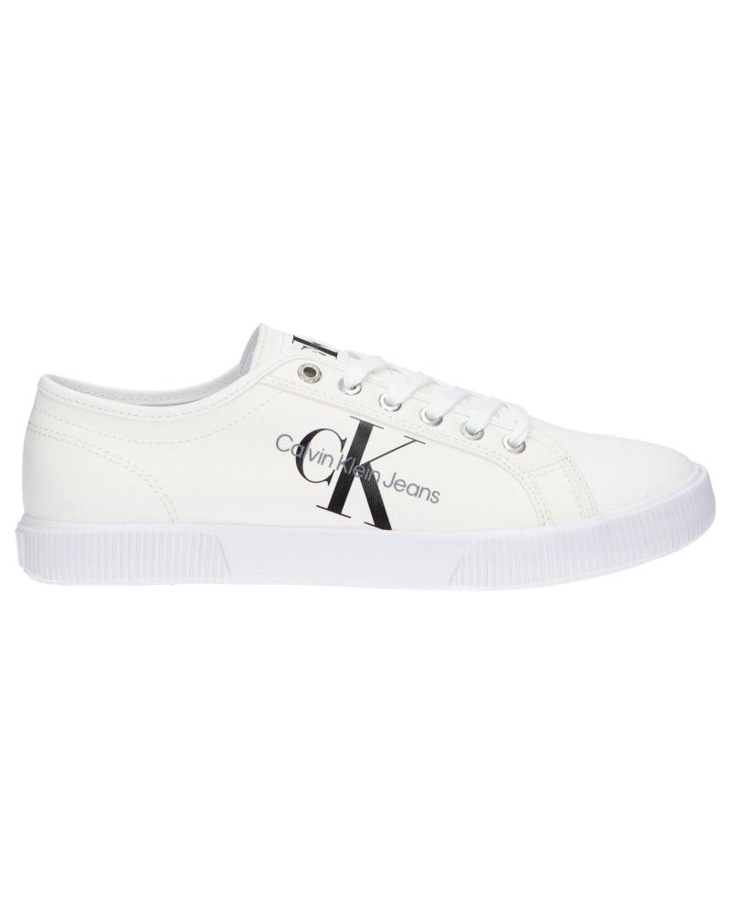 Deportivas de Hombre CALVIN KLEIN YM0YM00306YAF ESSENTIAL VULCANIZED YAF BRIGHT WHITE