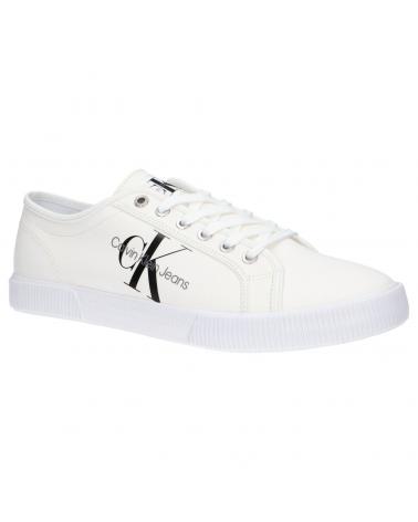 Deportivas de Hombre CALVIN KLEIN YM0YM00306YAF ESSENTIAL VULCANIZED YAF BRIGHT WHITE