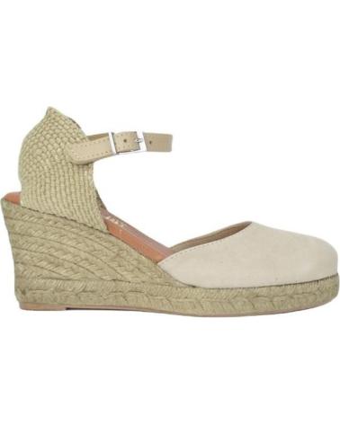 Sandalen für Damen EL CABALLO ALPARGATAS DE MUJER CB4004-7 ANTE TAUPEANTE TAUPE