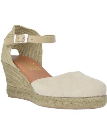 Sandalen für Damen EL CABALLO ALPARGATAS DE MUJER CB4004-7 ANTE TAUPEANTE TAUPE