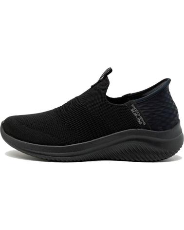 Deportivas de Mujer SKECHERS ZAPATILLA MUJER ULTRA FLEX 3 0 SLIP-INS 149708-BBK NEGRO
