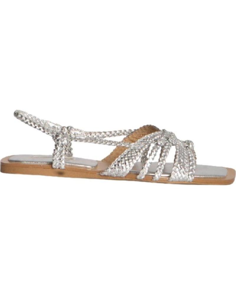 Sandales pour Femme CORINA SANDALIAS PLANAS VARIOS M4435 PLATA