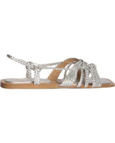 Sandales pour Femme CORINA SANDALIAS PLANAS VARIOS M4435 PLATA