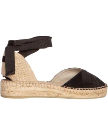 Sandales pour Femme CORINA ALPARGATAS ESPARTO MUJER PLANA VARIOS M4315 NEGRO