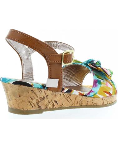 Sandalen für Mädchen URBAN 340093-B4600 MU T BLUE-NATURAL