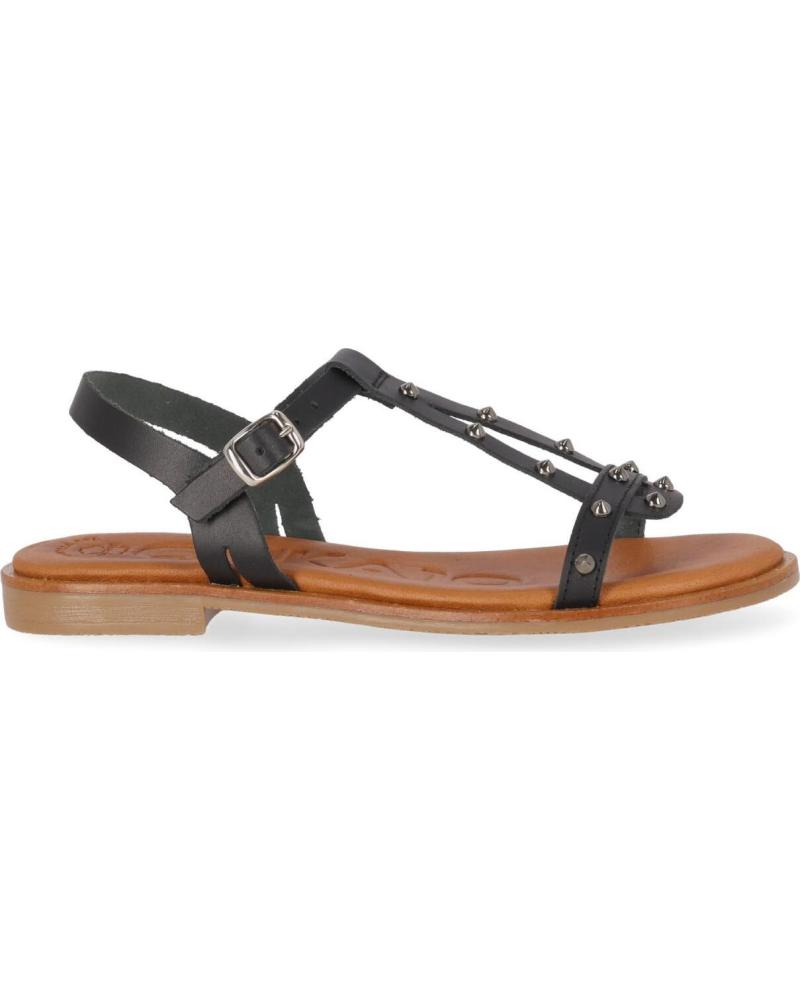 Sandalias de Mujer chika10 ALGARROBA 02 NEGRO-BLACK