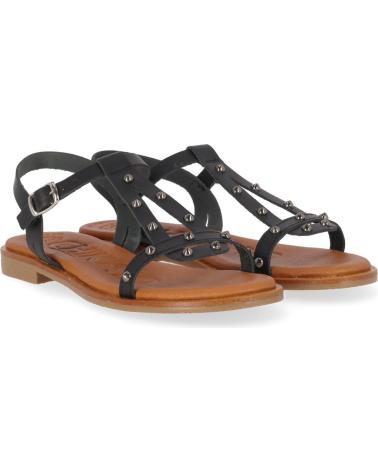 Sandalias de Mujer chika10 ALGARROBA 02 NEGRO-BLACK