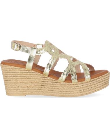 Sandalias de Mujer chika10 YUNKERA 01 PLATINO-LG GOLD