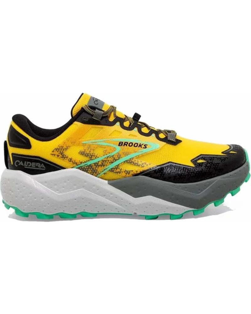 BROOKS CALDERA 7 TRAIL-LAUFSCHUHE GELB | ART.-NR. 1104151D741 LEMON CHROME-BLACK-SPRINGBUD