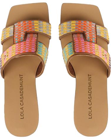 Sandálias de Mulher LOLA CASADEMUNT SANDALIA PLANA LS2405036 MULTICOLOR VARIOS COLORES
