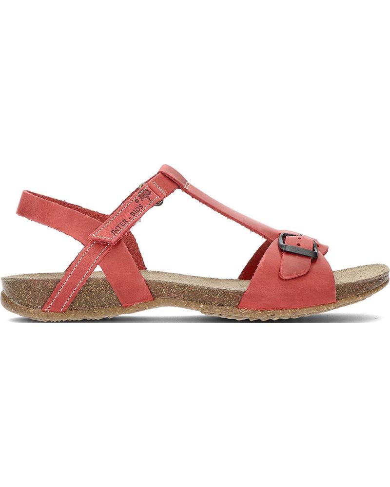 Sandales pour Femme INTERBIOS SANDALIAS AFRODITA ROJO2