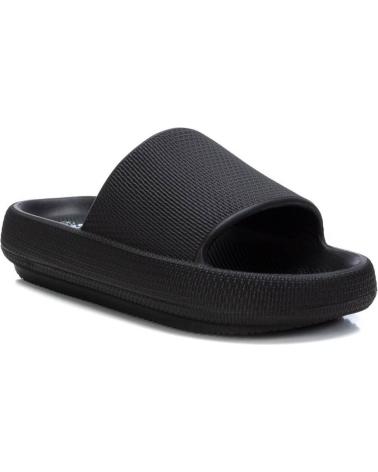 Woman and girl and boy Flip flops XTI 058099 NEGRO