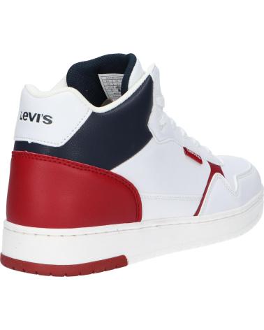 Zapatillas deporte de Mujer y Niña y Niño LEVIS VIRV0033S SHOT MID 0122 WHT NAVY