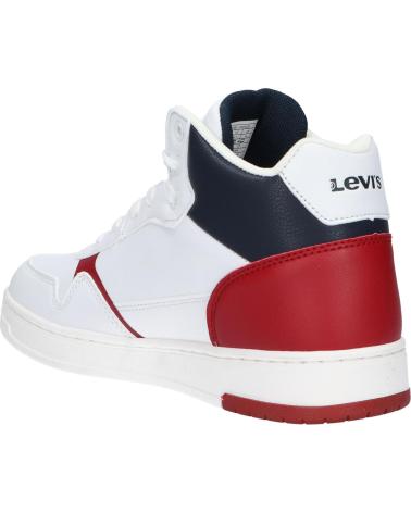 Zapatillas deporte de Mujer y Niña y Niño LEVIS VIRV0033S SHOT MID 0122 WHT NAVY