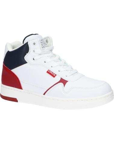 Zapatillas deporte de Mujer y Niña y Niño LEVIS VIRV0033S SHOT MID 0122 WHT NAVY
