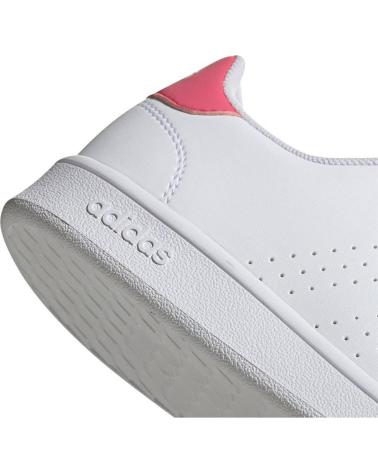Deportivas de Niña ADIDAS ZAPATILLAS ADVANTAGE K BLANCO ROSA EF0211 BLANCO