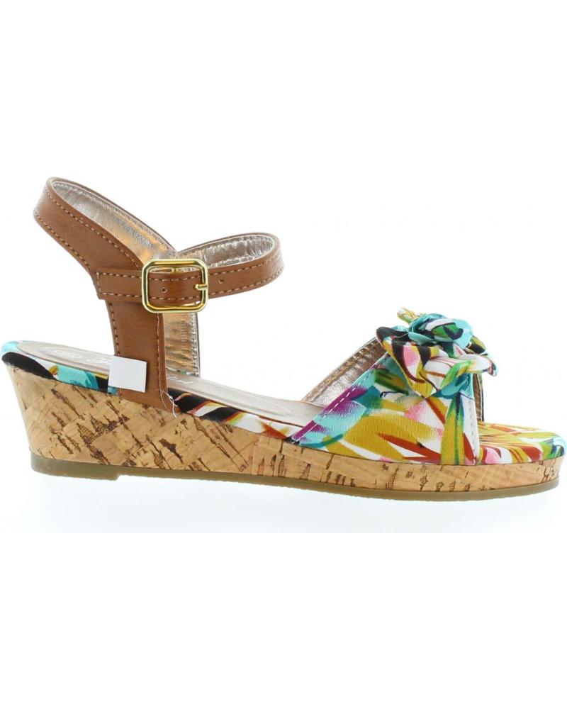 Sandalen für Mädchen URBAN 340093-B4600 MU T BLUE-NATURAL
