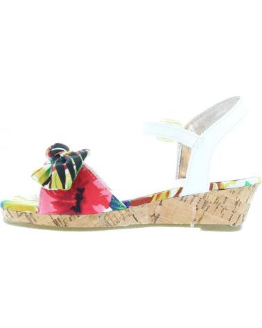 Sandalen für Mädchen URBAN 340093-B4600 MULTI RED-WHITE