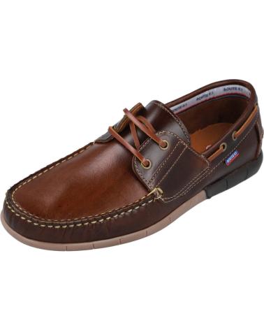 SCARPE DA BARCA BUBBLE BOBBLE 900 IN PELLE MARRONE MARRON