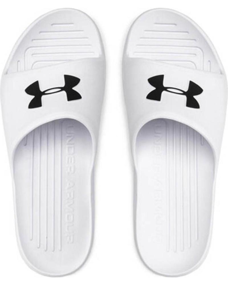 Tongs pour Homme et Femme et Garçon UNDER ARMOUR CHANCLAS CORE PTH BLANCO F MULTI 100