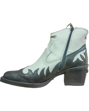 Botines de Mujer NEMONIC ATLANTA 2353 NEGRO-HIELO BLANCO
