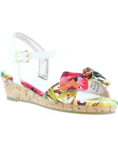 Sandalen für Mädchen URBAN 340093-B4600 MULTI RED-WHITE