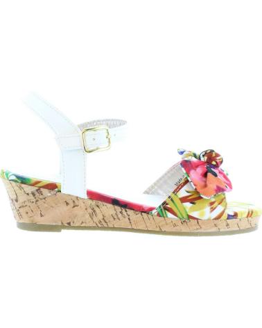 Sandalen für Mädchen URBAN 340093-B4600 MULTI RED-WHITE