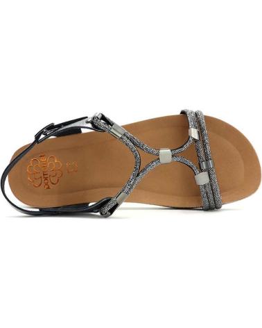 Sandalias de Mujer PORRONET SANDALIA STRASS 3021 PLOMO