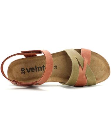Sandalias de Mujer 20 VEINTE TREND SANDALIA VELCROS MABEL CUERO - KAKY