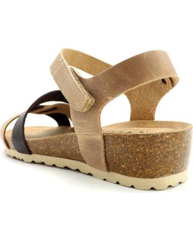 Sandalen für Damen 20 VEINTE TREND SANDALIA VELCROS MABEL ARENA - MOKA