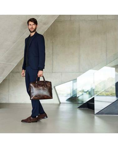 Zapatos de Hombre martinelli MONK 2 HEB PUNTERA SERRAJE MARRON MARRóN