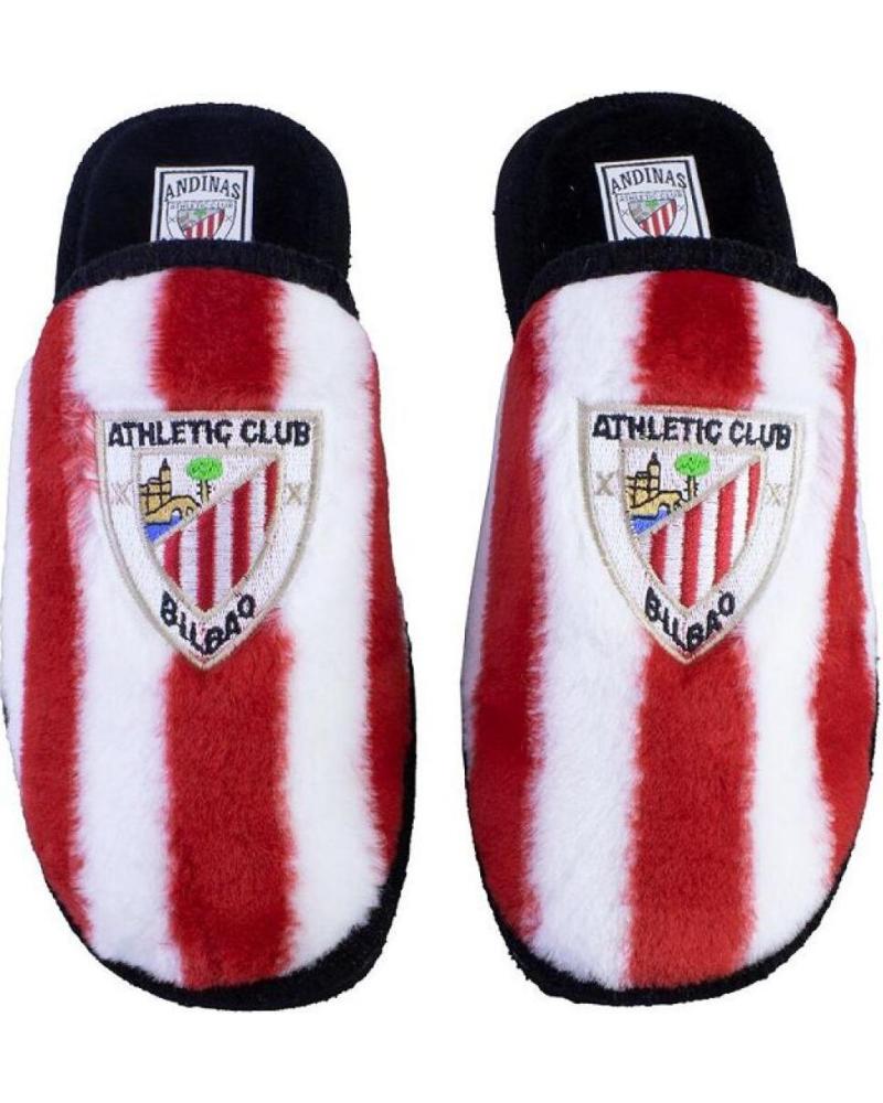Calzado de casa de Hombre ANDINAS 799-10 ZAPATILLAS DE CASA DE HOMBRE BI BLANCO Y ROJO