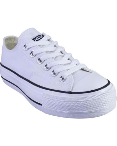 Zapatillas deporte de Mujer andy-z 1001 LONAS DE MUJER BLANCO PLATAFORMA SUELA Y PUNTERA BLANCO