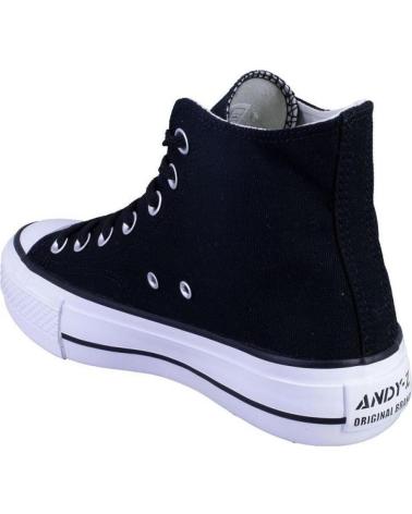 Zapatillas deporte de Mujer andy-z 1002 LONAS DE MUJER NEGRO PLATAFORMA SUELA Y PUNTERA NEGRO Zapatillas deporte de Mujer andy-z 1002 LONAS DE MUJER NEGRO PLATAFORMA SUELA Y PUNTERA NEGRO