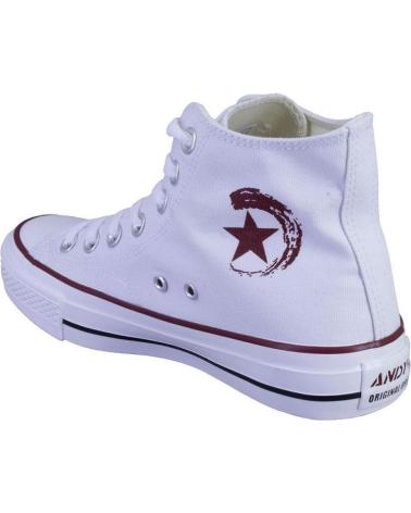 Deportivas de Mujer ANDY-Z 1006 LONAS DE MUJER SUELA Y PUNTERA DE GOMA BLANCO