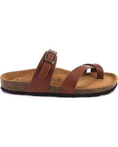 Sandales pour Femme AUTENTI 3572 ZUECOS O MULES DE MUJER PIEL CUERO